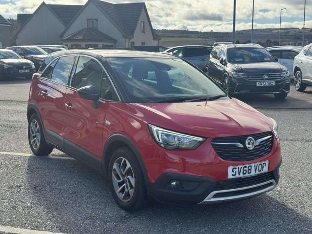 Vauxhall Crossland X 1.2 81ps Tech Line Nav Hatchback Petrol Lava Red