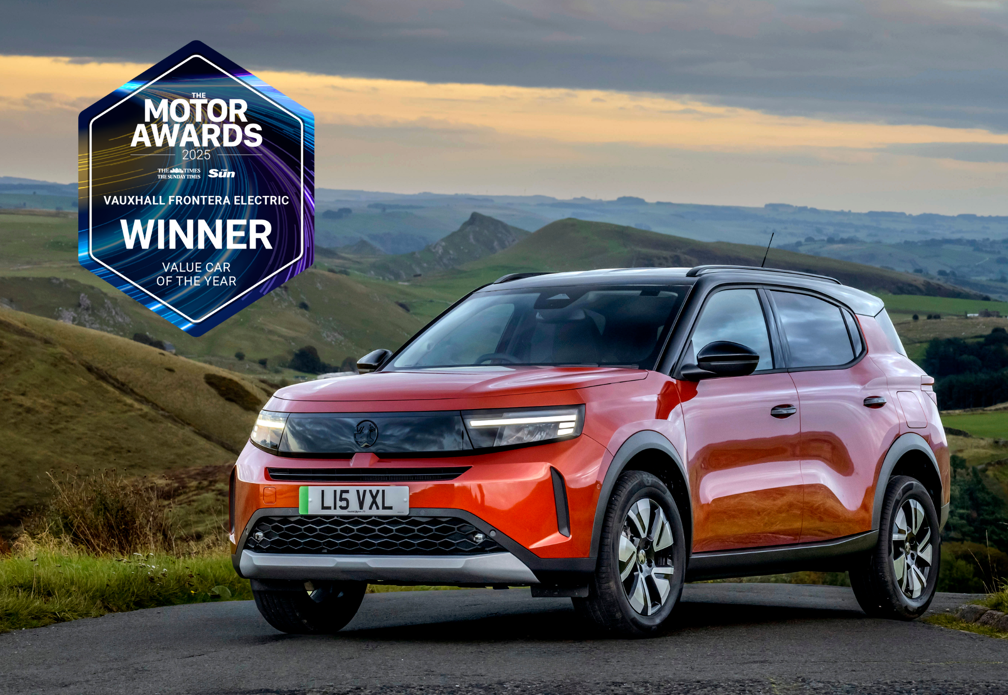 VAUXHALL FRONTERA AWARDED ‘VALUE CAR OF THE YEAR’ AT NEWS UK MOTOR AWARDS 2025