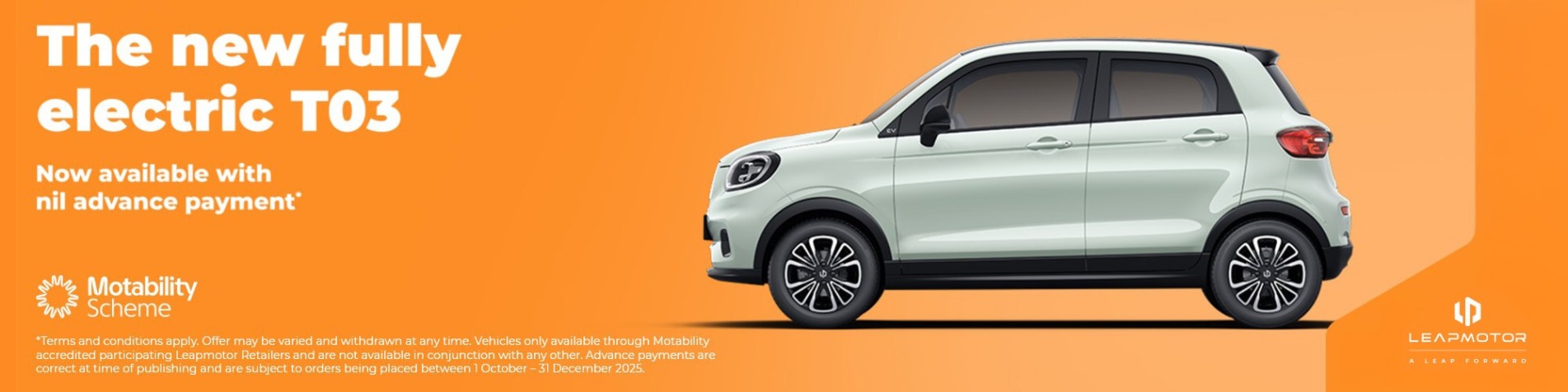 Electric T03 Motability