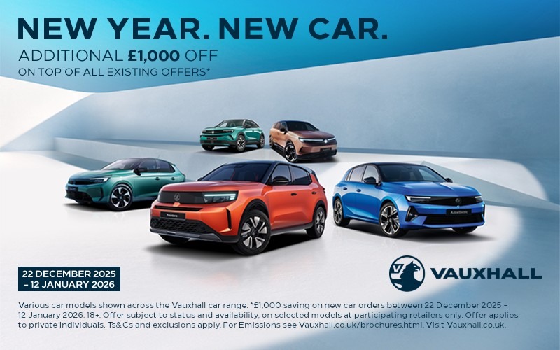 New Year. New Car. Additional £1,000 off