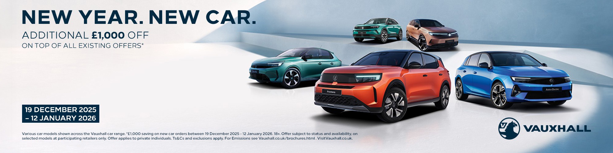 New Year. New Car. Additional £1,000 off